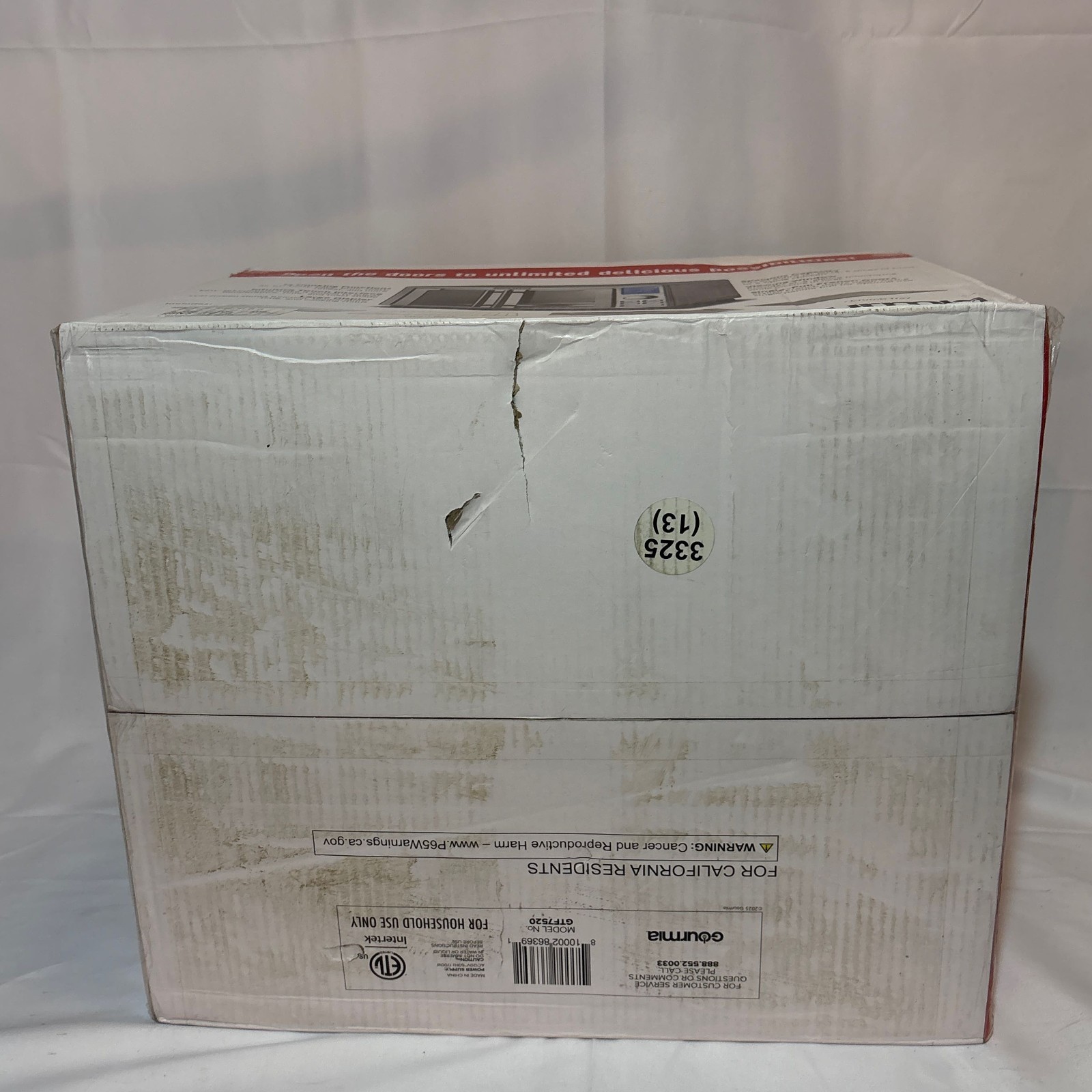 Gourmia GTF7520 Stainless Steel French Door Air Fryer Oven, 24L 6-Slice