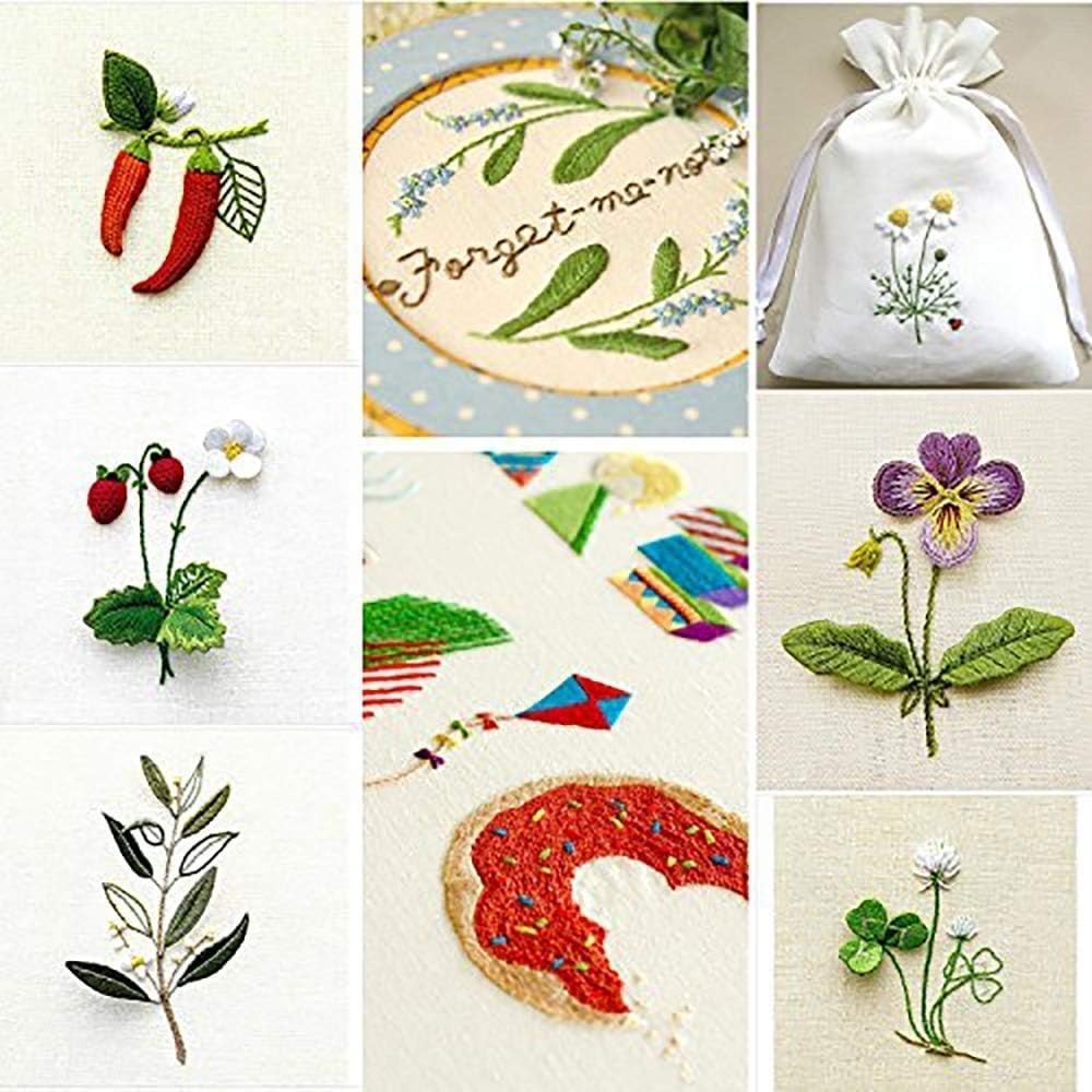 Rainbow Embroidery Thread Floss Set