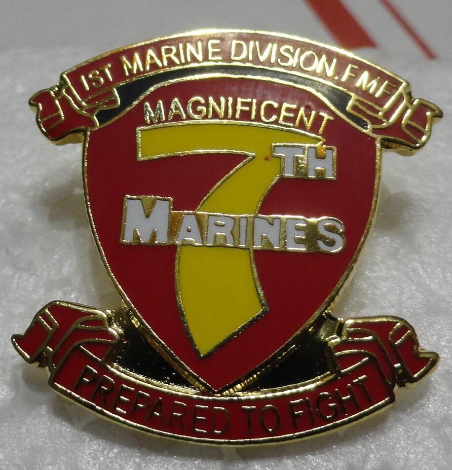 7th Marine Regiment Hat Pin