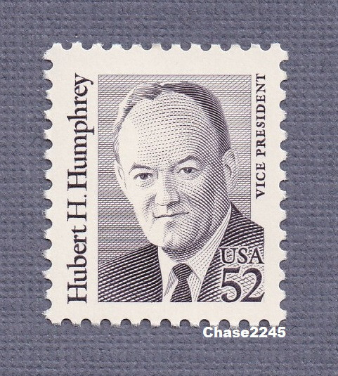 Scott #2189 Hubert H. Humphrey 52c - 1991 Mint NH Single