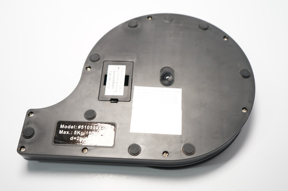 KAMENSTEIN 5105598 Digital Kitchen Scale Backlight Display Max 11 LB Black