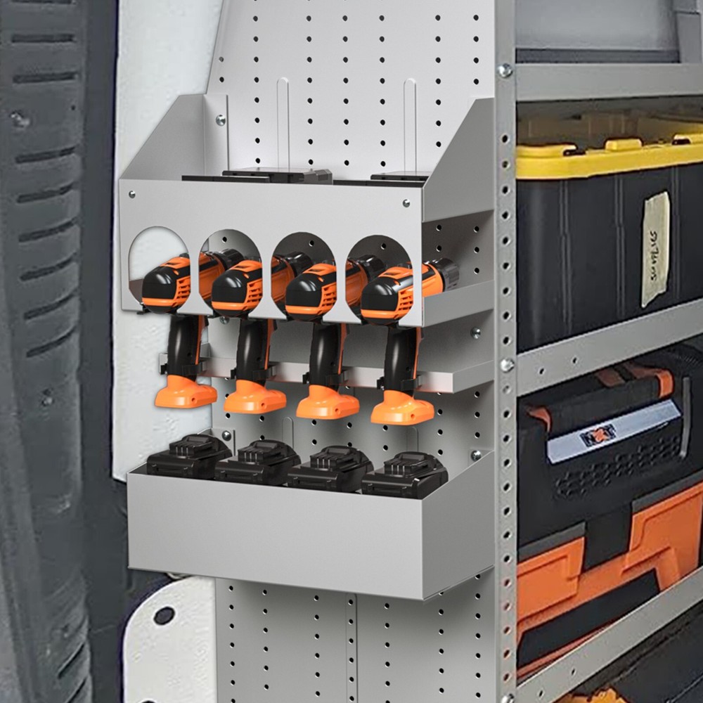 P-SH-Power Tool Organizer Wall Mount Designed for 16''D Van Shelving Storage