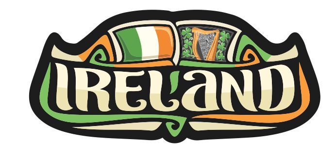 Ireland Sticker Decal A406