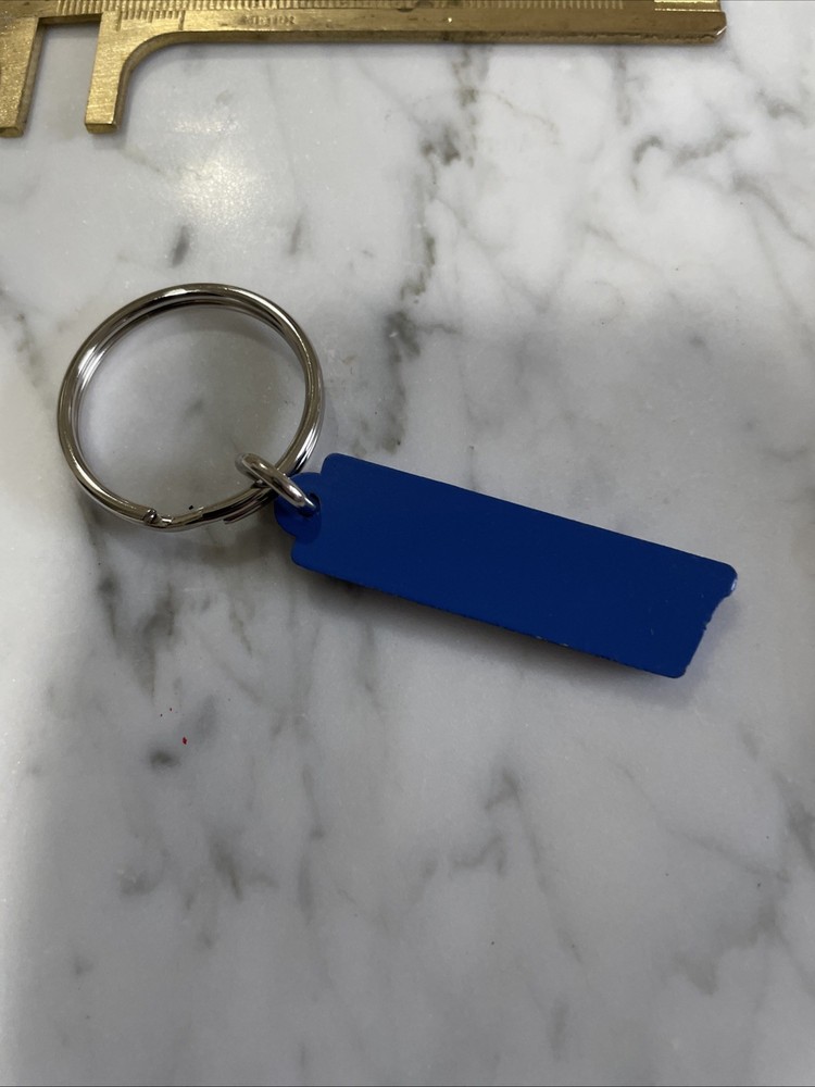 VTG Honda Metal Key Ring Blue