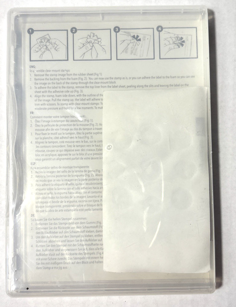 Stampin Up Itty Bitty Bits Retired 9 Piece Stamp Set