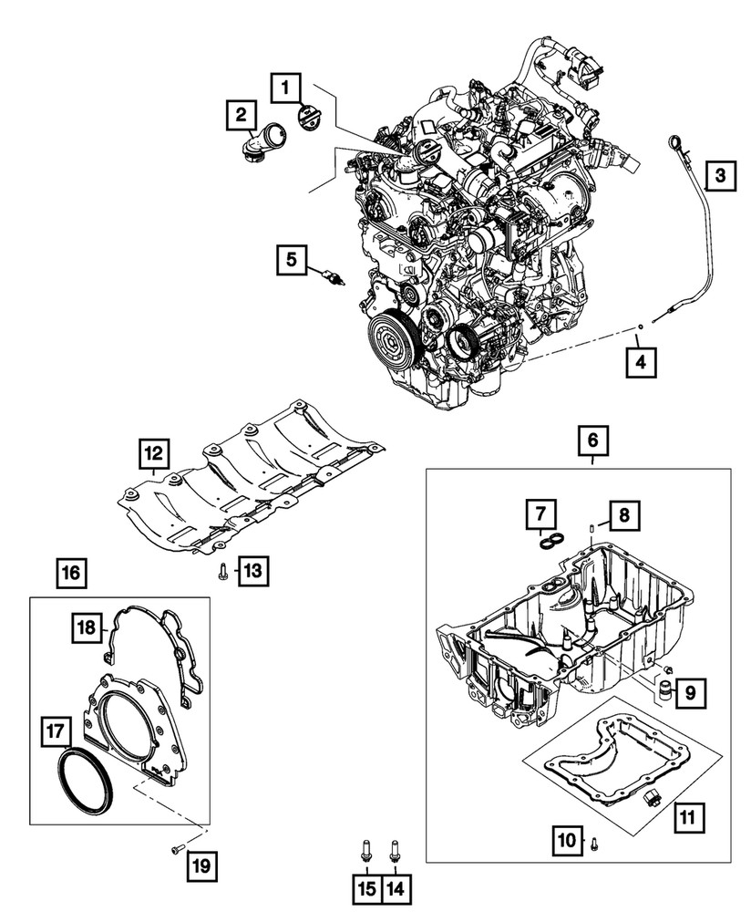 Genuine Mopar Torx Screw 6104088AA
