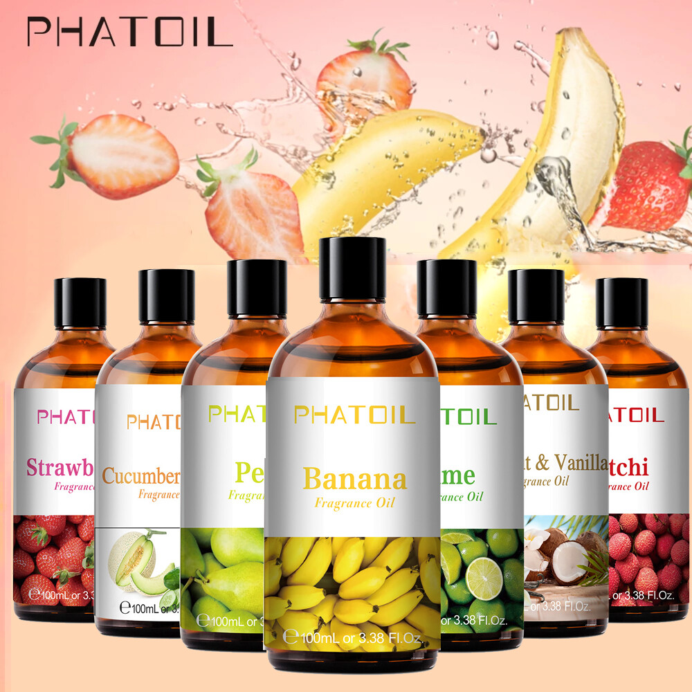 100ml Fruit Fragrance Oils Essential Oils for Aromatherapy,Diffuser,Soap Making