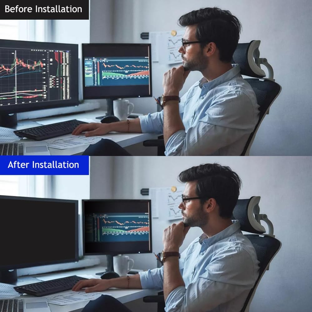 24 Inch - 16:9 Aspect Ratio - Computer Privacy Screen Filter for Widescreen M...