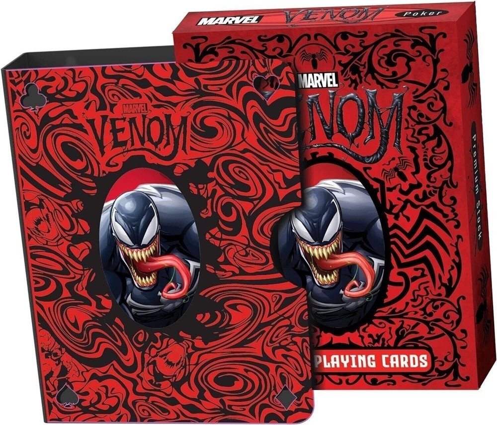 Fantasma Marvel Venom Playing Cards with Guard