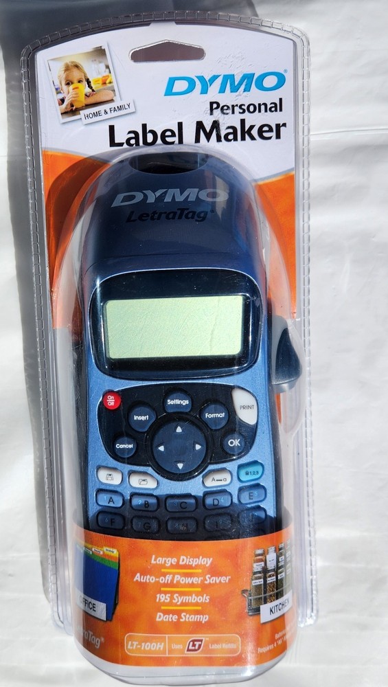 New DYMO LetraTag LT-100H Personal Label Maker Handheld with Extra Refills