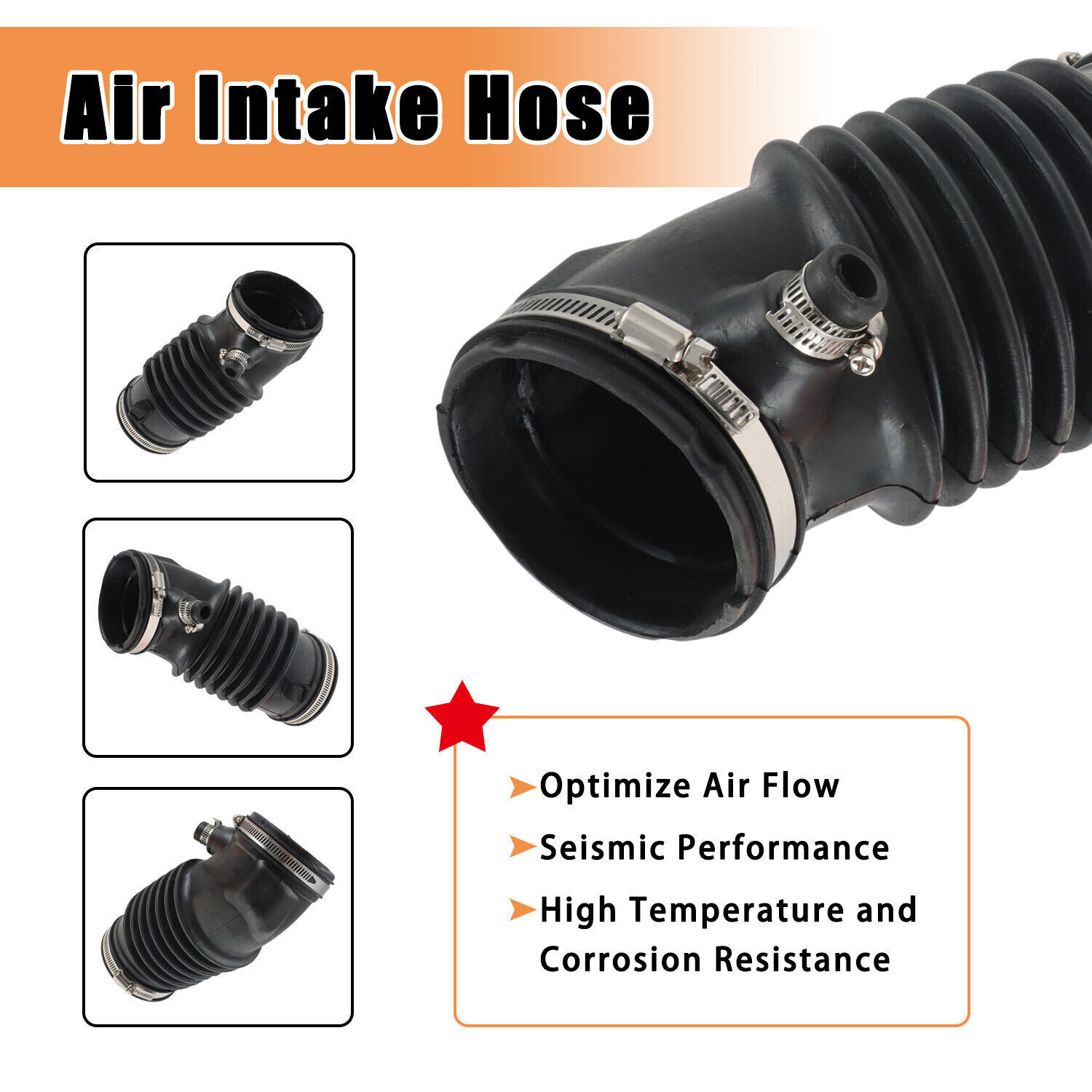 For Honda Odyssey/ Pilot/ Ridgeline 3.5L 2016-2021 Air Intake Hose 17228-5J6-A10