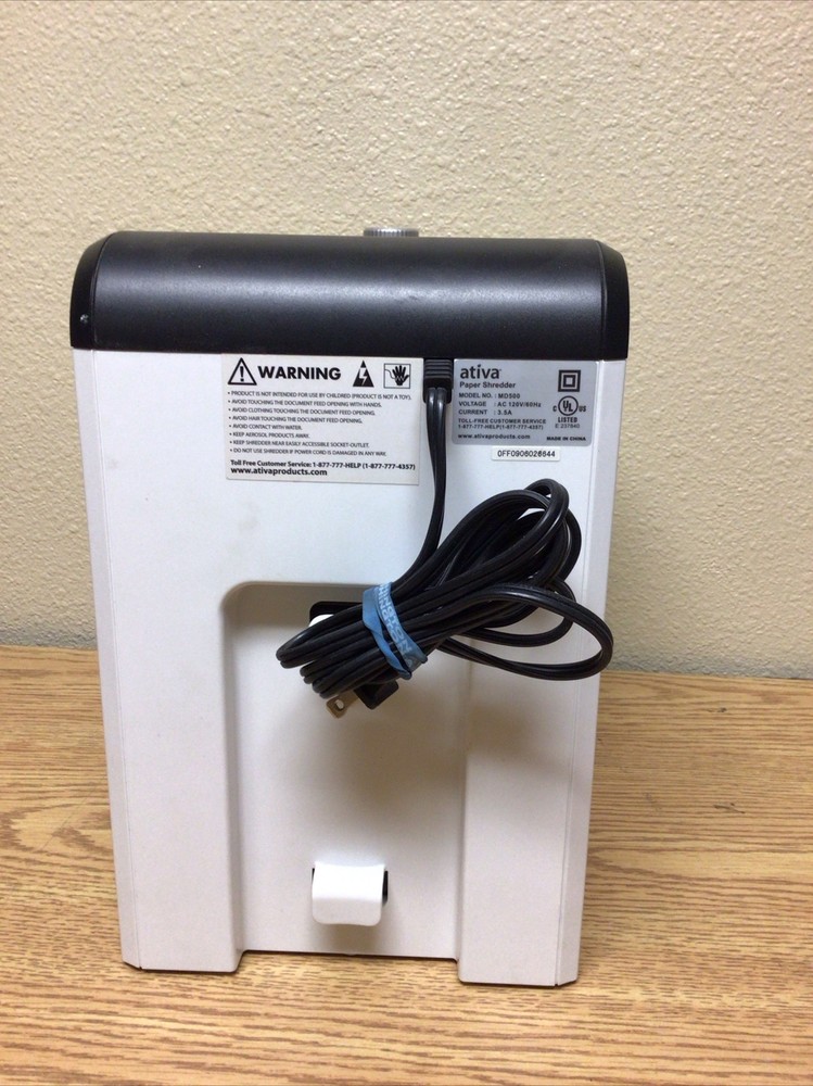 Ativa Clutter Cutter Paper Shredder MD500