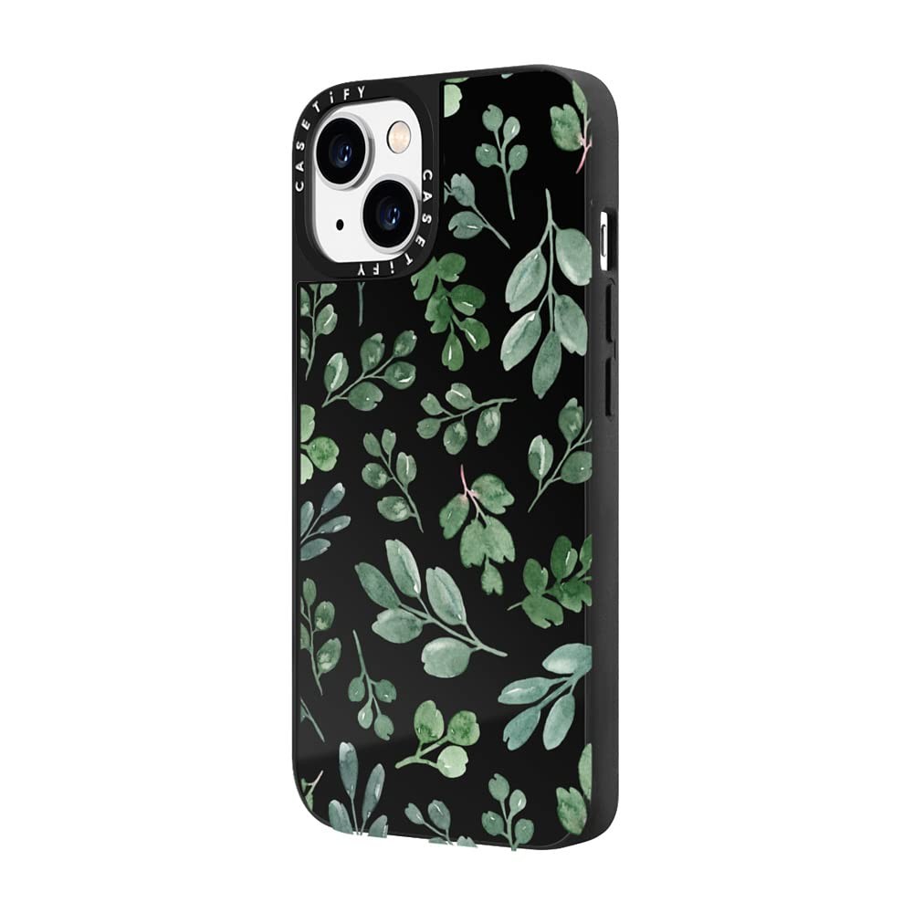 CASETiFY Mirror Case for iPhone 14 Plus Compatible with Magsafe - Greenery - Bla