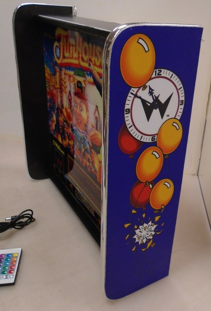 Williams Funhouse Pinball Head LED Display light box