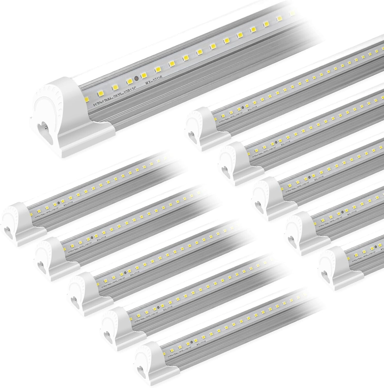 10 Pack LED Shop Light 4FT 42W 5000K Daylight White Linkable Integrated Fixture