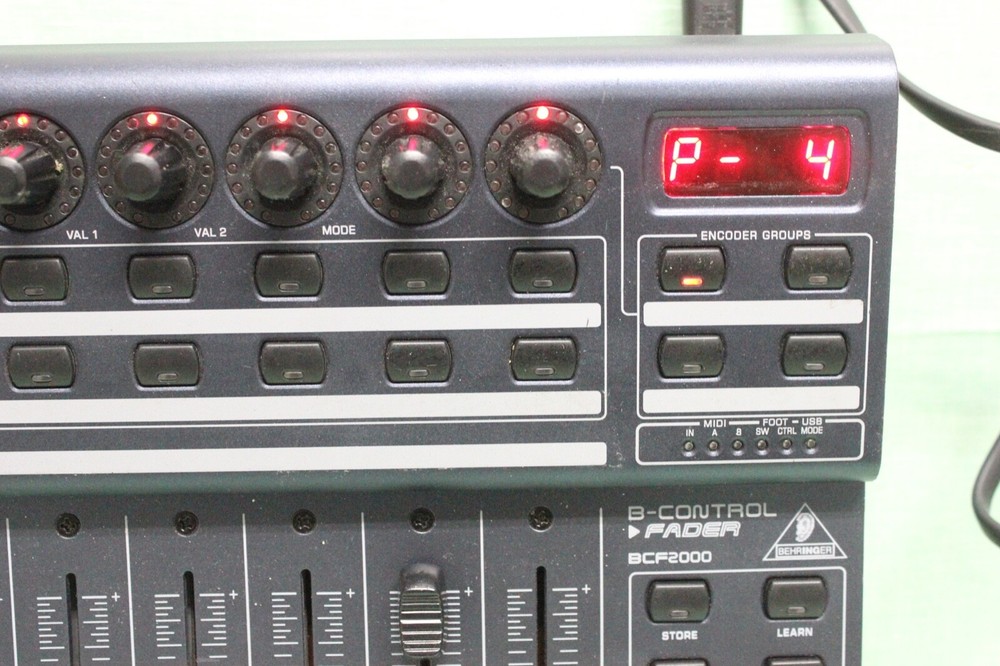 Behringer B-Control BCF2000 USB MIDI DAW Fader Controller NOT TESTED