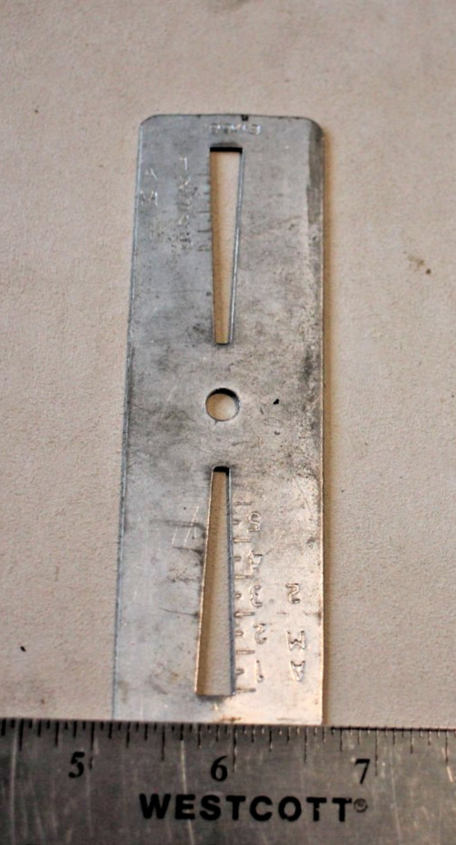 Curtis Key Gauge Decoder For American Motors AM1 & AM2