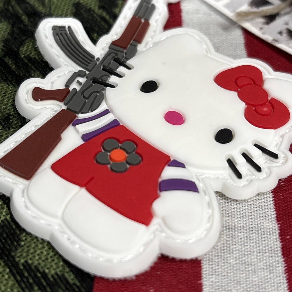 PvC Tactical Kittie Hook And Loop Patch High Quality 3d