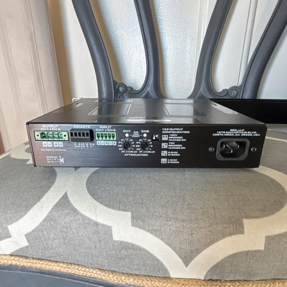 Untested QSC SPA2-200 200W Power Amplifier