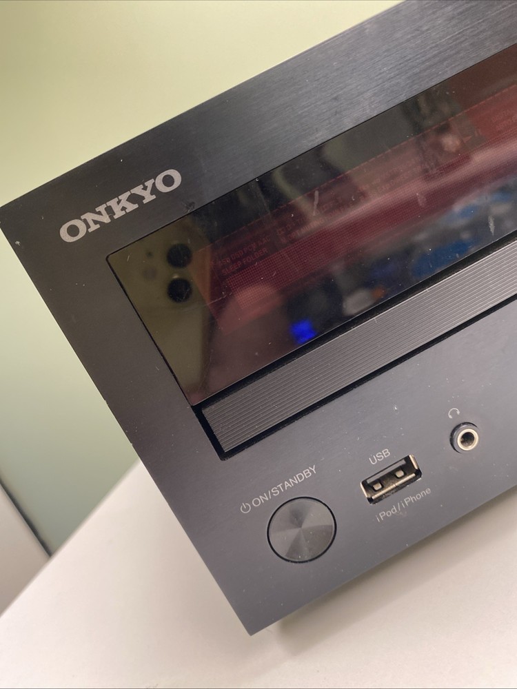 ONKYO CR-N755 amplifier receiver CD Player Mini System Used READ DESCRIPTION