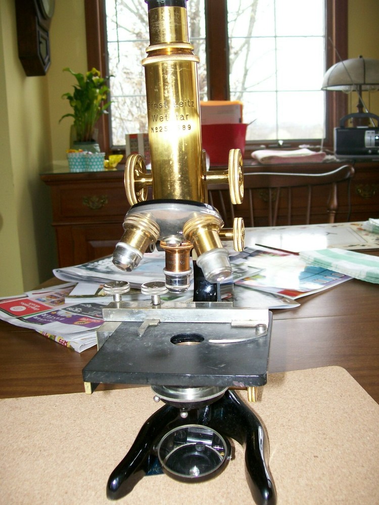 ERNST LEITZ MICROSCOPE 1928