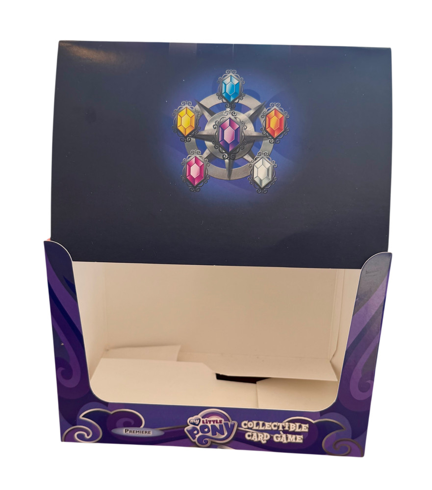 EMPTY My Little Pony CCG Premiere Theme Deck Display Box - EMPTY Box