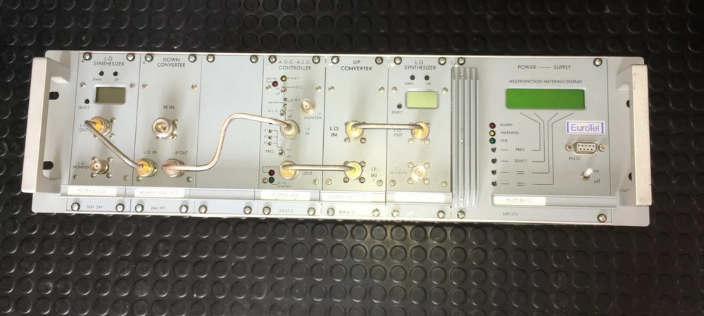 EUROTEL 20 WATT ANALOG 5 WATT DVB-T UHF REPEATER-TRANSMITTER TESTED
