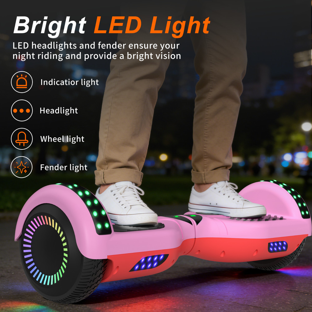 Commugo Hoverboard Electric Bluetooth Speaker Self-Balancing Scooter UL 2272