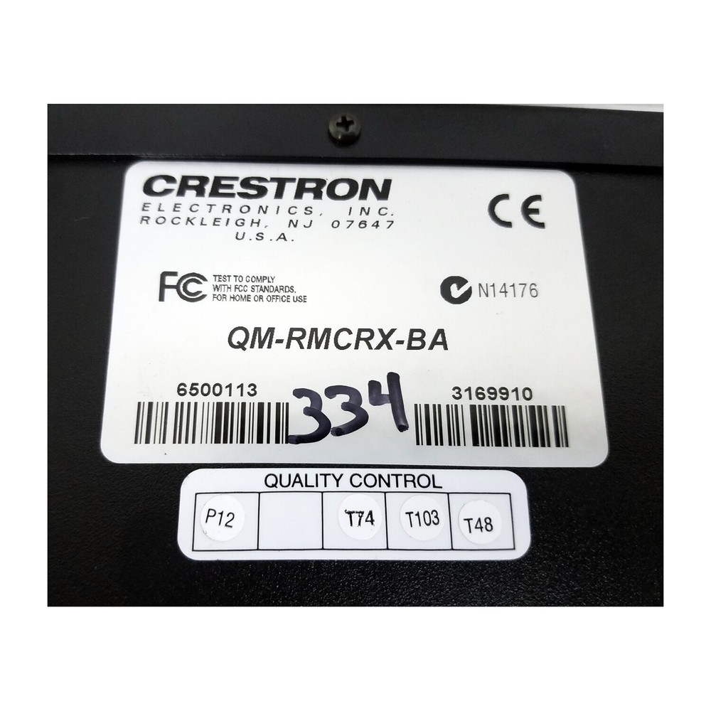 Crestron QM-RMCRX-BA 2-Series Ethernet QuickMedia Receiver Processor Amplifier#2
