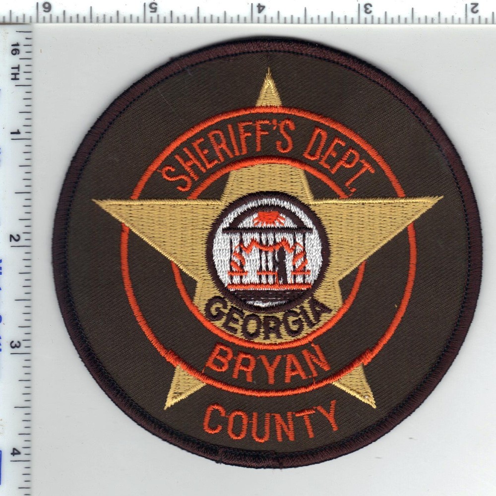 Bryan County Sheriff's Dept. (Georgia) Shoulder Patch - new from the 1980's