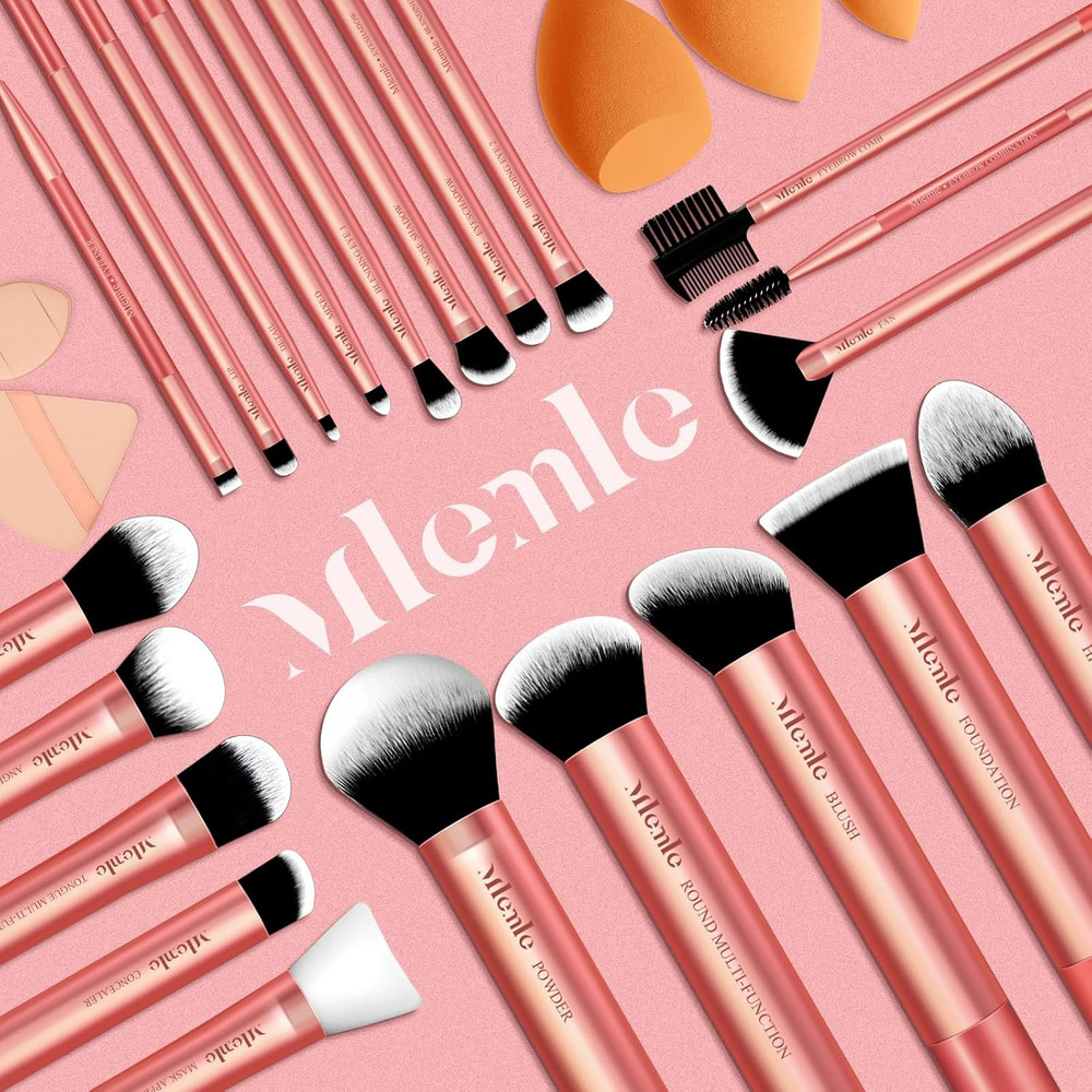 Makeup Brushes Set, Professional 26 Pcs Makeup Kit, Include Powder Blush Concea