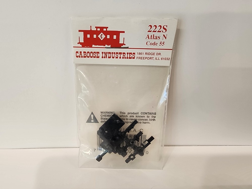 N scale Caboose Industries 222S Operating Ground Throw - For Atlas N Code 55 NEW