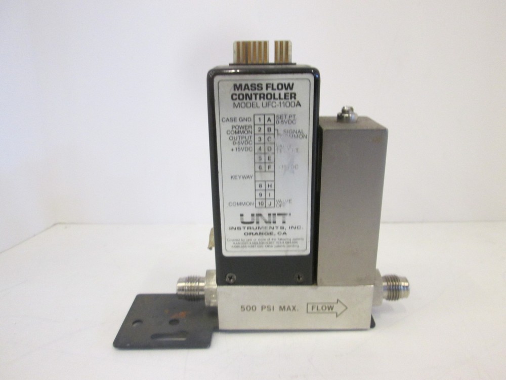 Unit Instruments, UFC-1100A, Mass Flow Controller, 10 SLPM, N2, Used