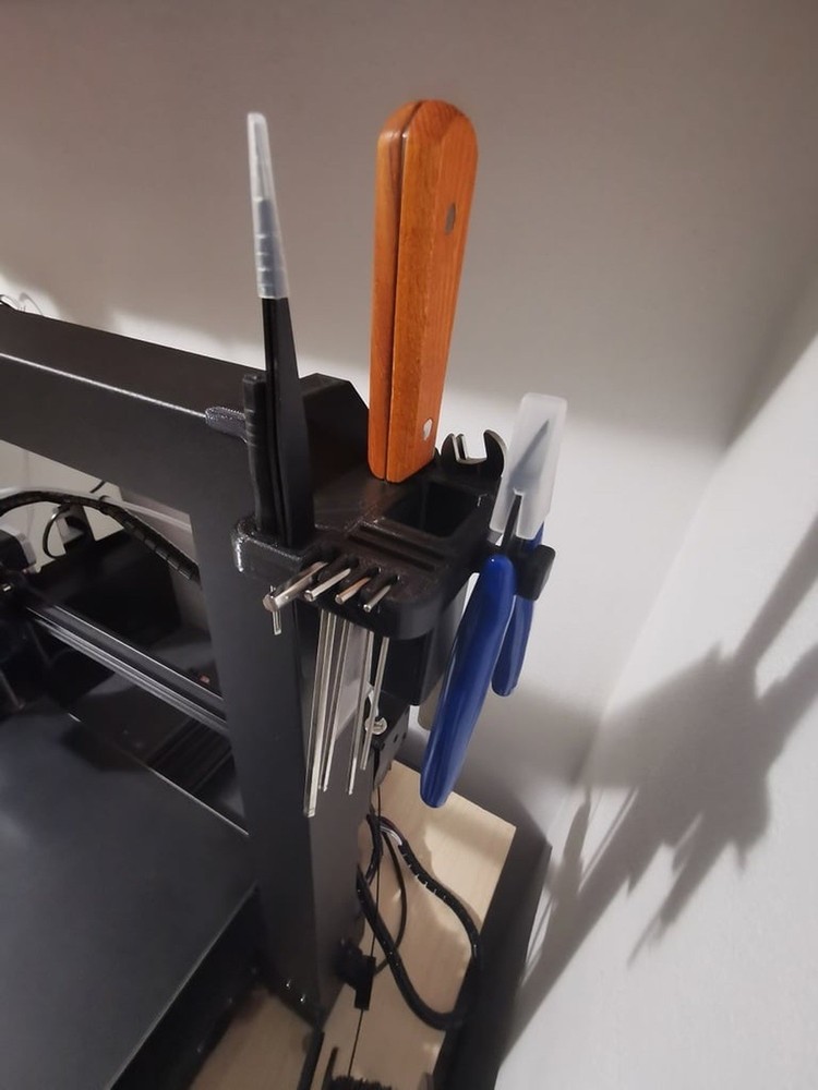 Tool Holder for Anycubic Mega S/X - Workshop Organization Rack with Pen Case - H