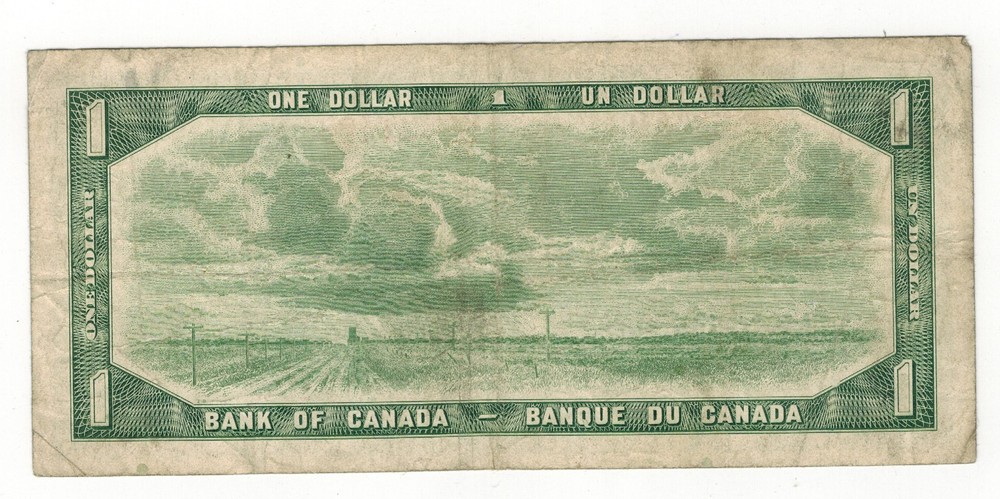 1954 Canada One Dollar Bill