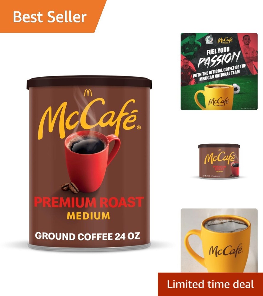 Medium Roast Ground Coffee 24 oz Canister