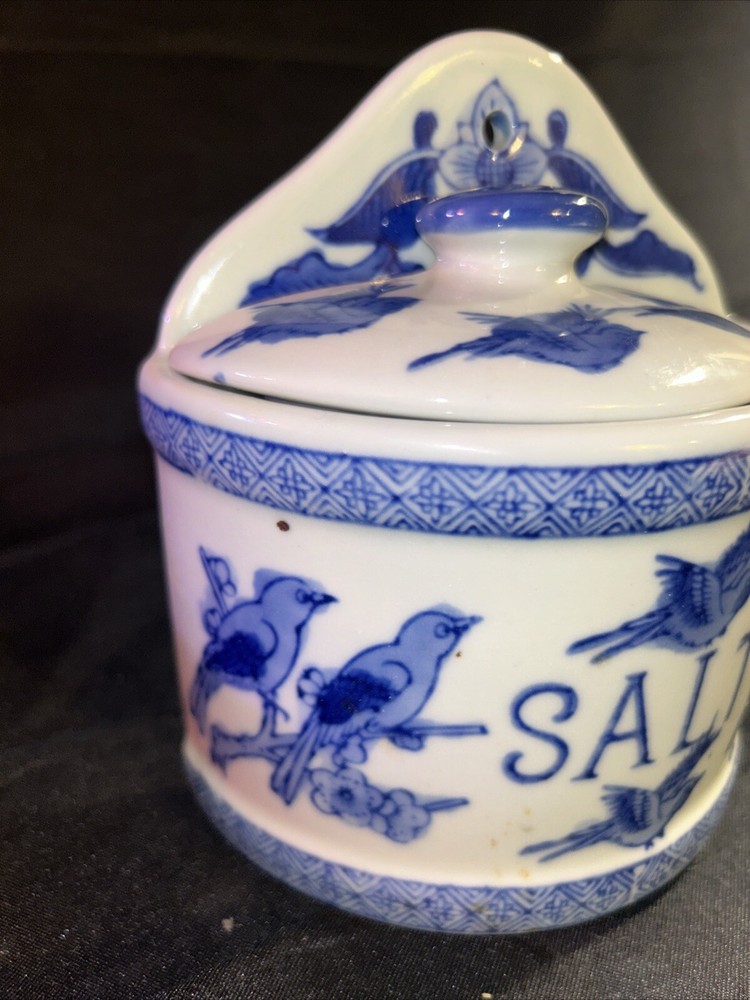 Victoria Ironstone Salt Cellar Hanging Box