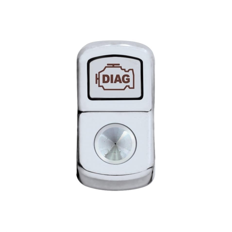 "Diagnostic" Rocker Switch Cover - Clear Diamond