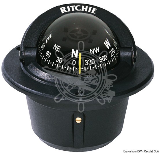 RITCHIE Explorer Extern. Compass 2 Inches 3/4 Grey/Blue