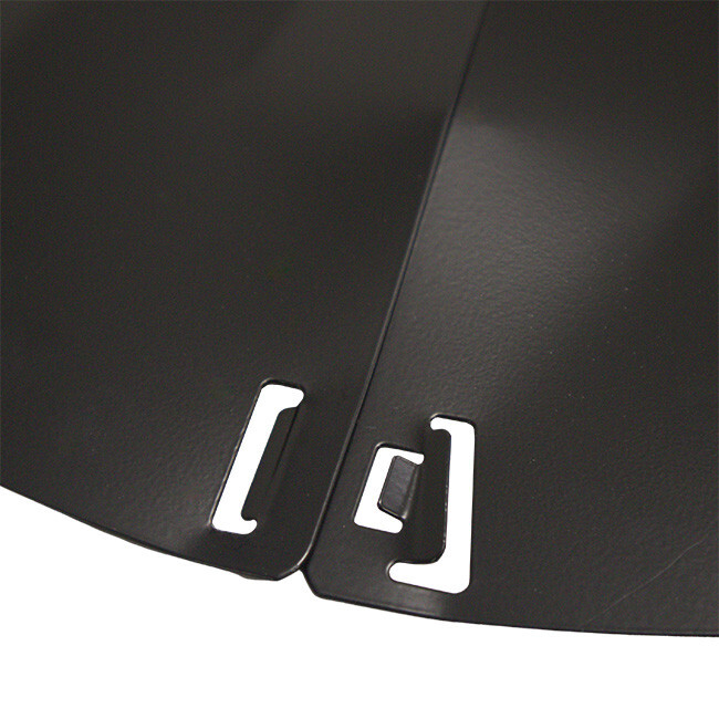 Erva Wrap-Around Pole Mount Squirrel Baffle, Black, 24" dia.