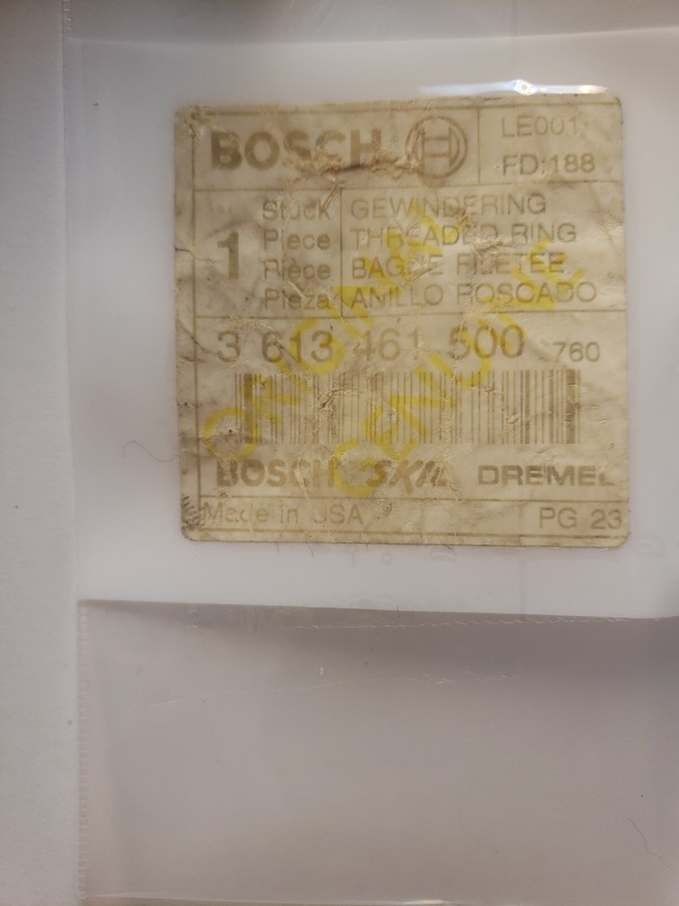 New Bosch Threaded Ring 3613461500