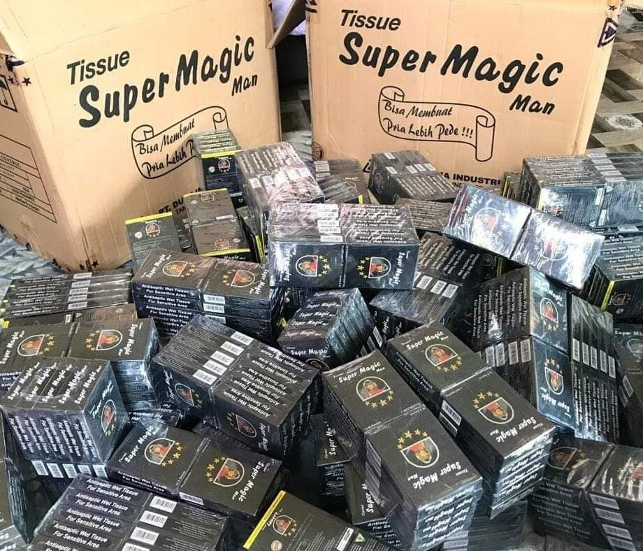 3 BOX Super Magic Man Antiseptic Tissue Longer Delay Ejaculation (NEW) FREE SHIP