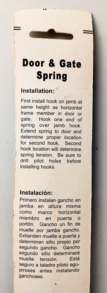 Screen Door Spring, 2 pack