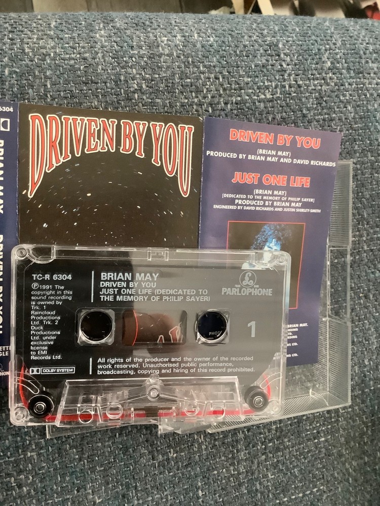 Brian May. Driven by you . . cassette. 1992. EMI