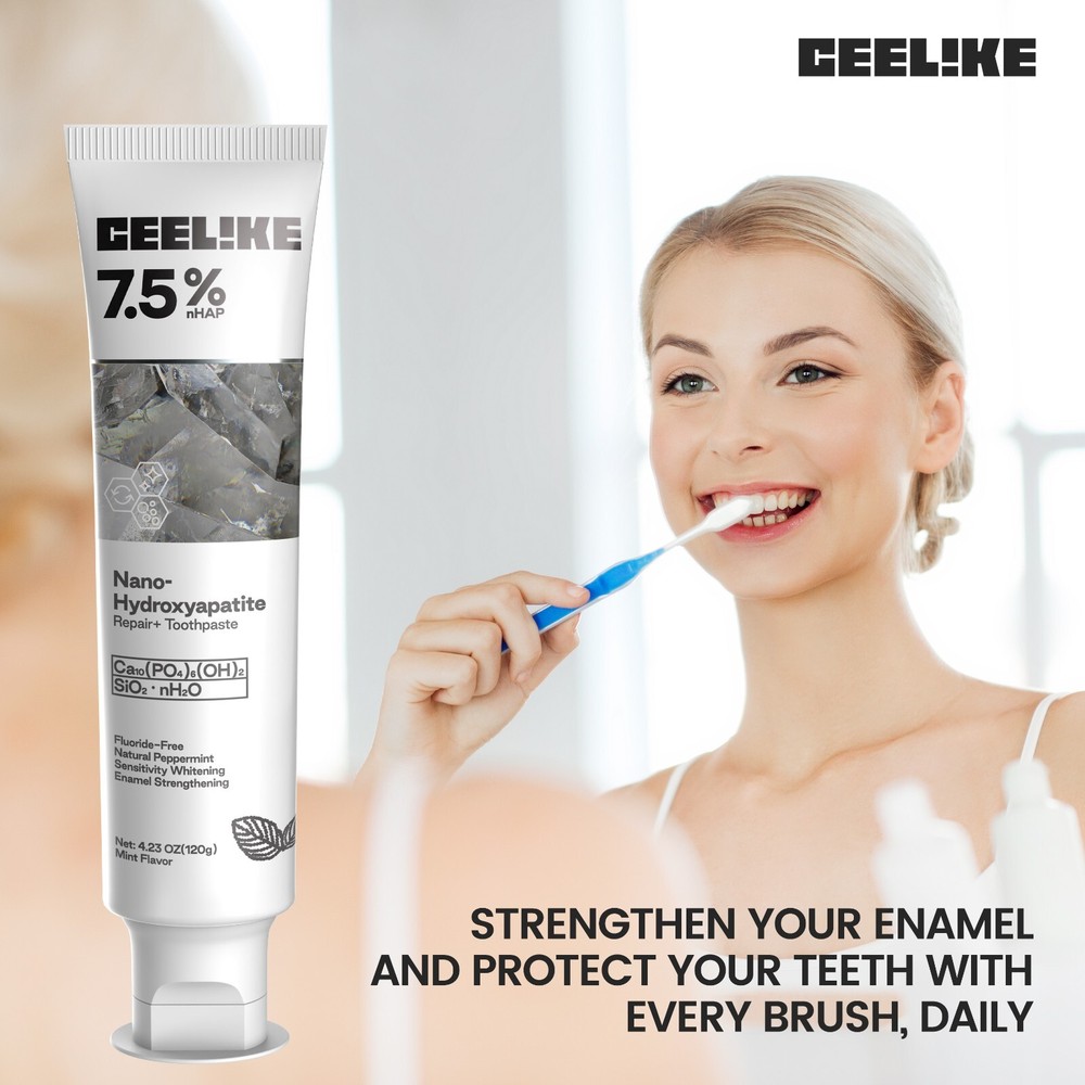 CEELIKE 7.5% Nano Hydroxyapatite Toothpaste - Sensitivity Relief & Remineralize
