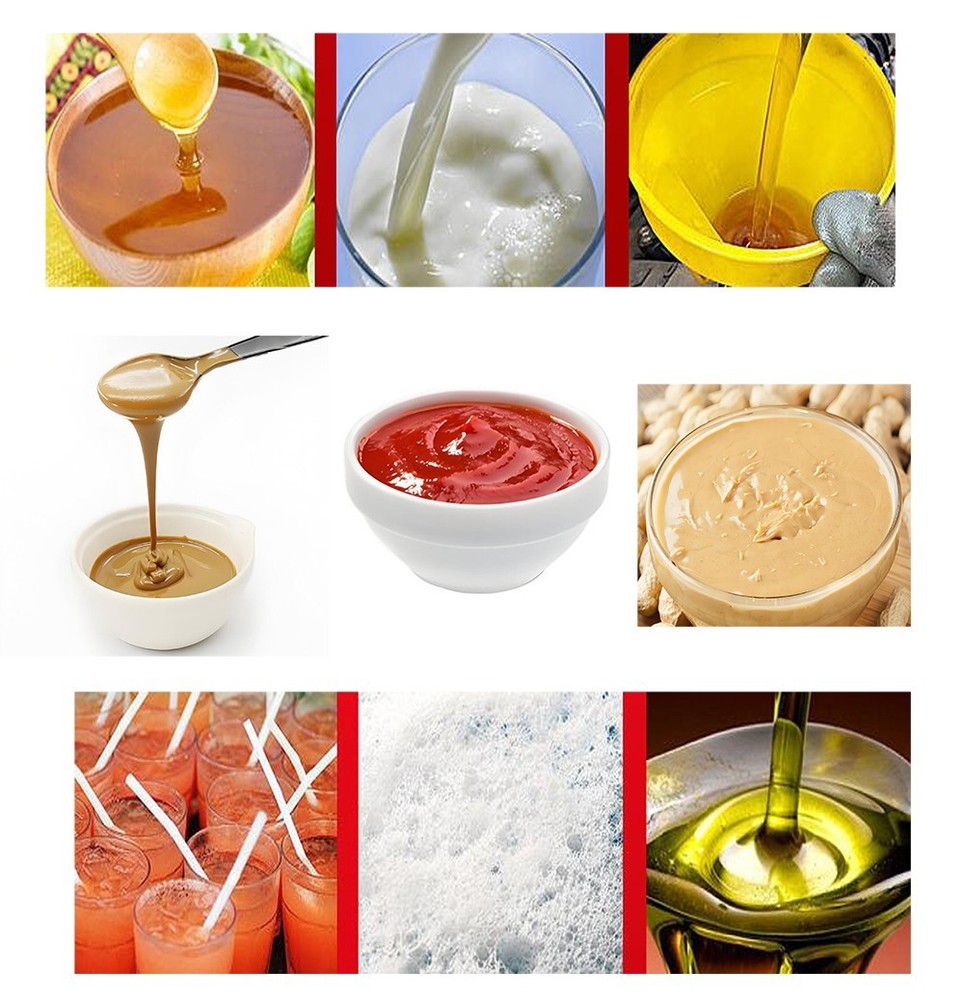 TECHTONGDA 100-1000ml Paste Liquid Filling Machine with Heating Functions 110V