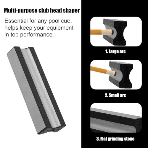 Pool Cue Tips Shaper, Pool Stick Tip Repair Tool Versatile Pool Cue Tips