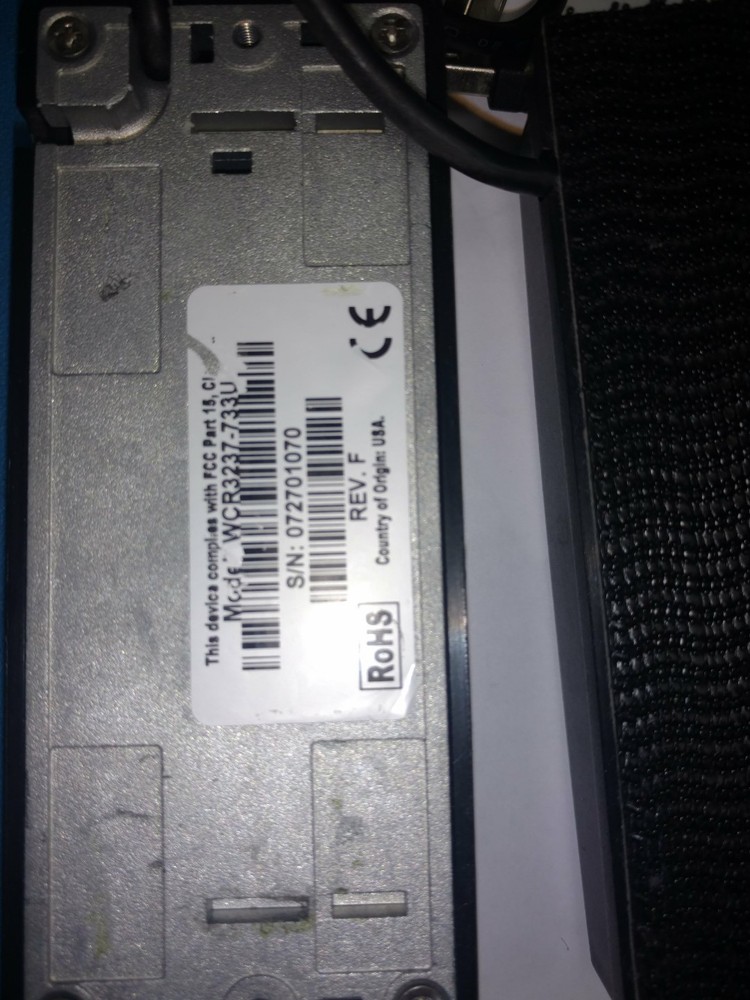 IDTECH WCR3237-733U OMNI Mag Stripe & Bar Code COMBO READER Used Cleaned Tested