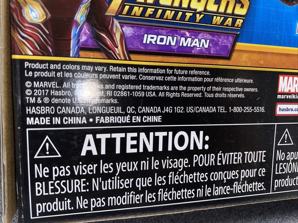 Hasbro Nerf Marvel Inifinity War Assembler Gear Build And Blast Ironman