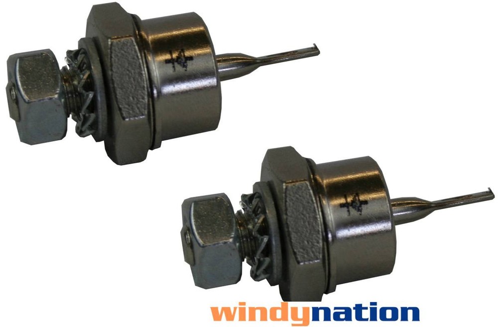 (2 pcs) WIND GENERATOR  SOLAR 600 VOLT 75 AMP BLOCKING  STUD DIODE